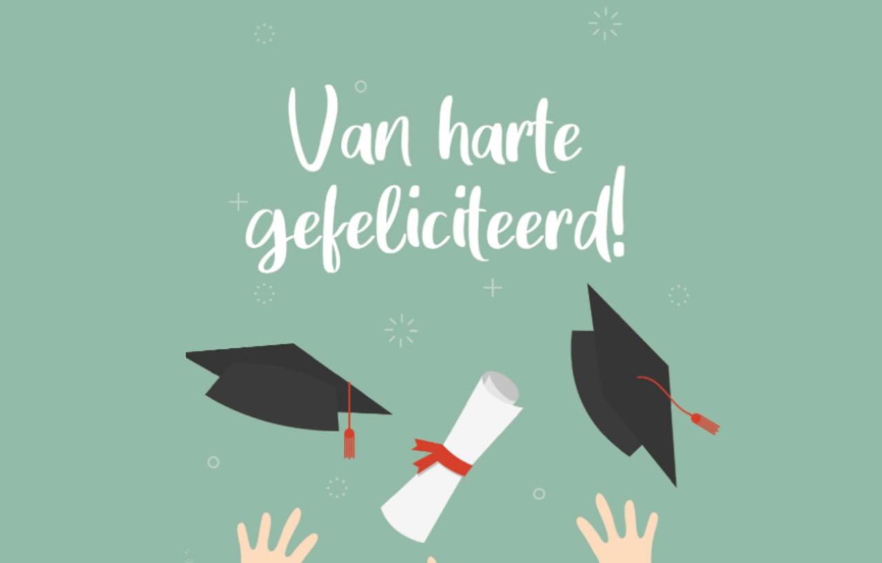 Alle geslaagden gefeliciteerd!  Veel succes voor de herkansers! 
